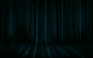 matrix background black and blue